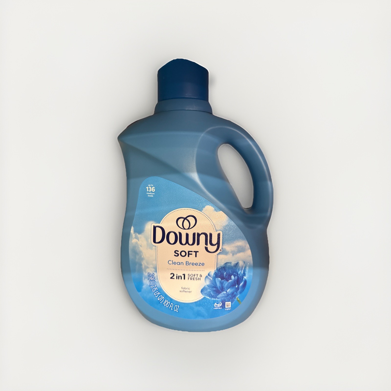 Downy Soft Clean Breeze 2 In 1 Soft & Fresh Fabric Softener Up To 136 Loads100oz