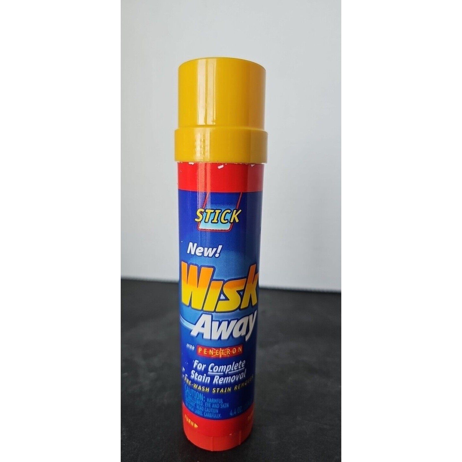 Wisk Away Laundry Stain Remover Pre Treatment Penetron Discontinued Stick VTG