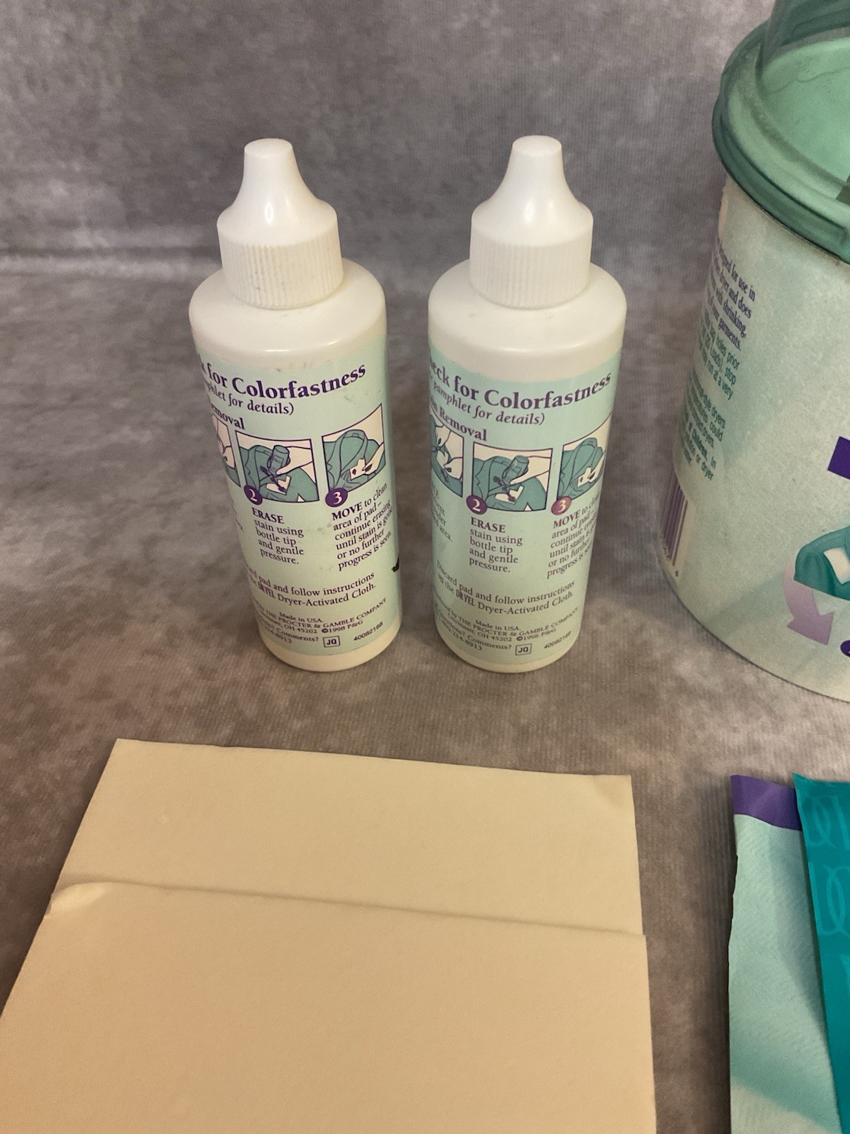 DRYEL DRY CLEAN ONLY FABRIC CARE IN YOUR DRYER STARTER KIT OPEN BOX PARTIAL