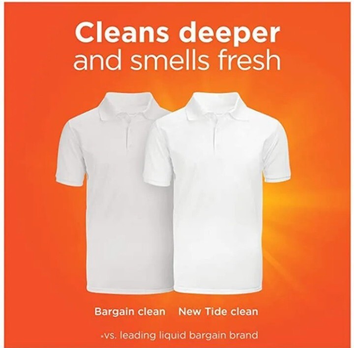 NEW! TIDE (8 Oz.) Bottle ●ORIGINAL● Scent Liquid Laundry Detergent (5) Loads.