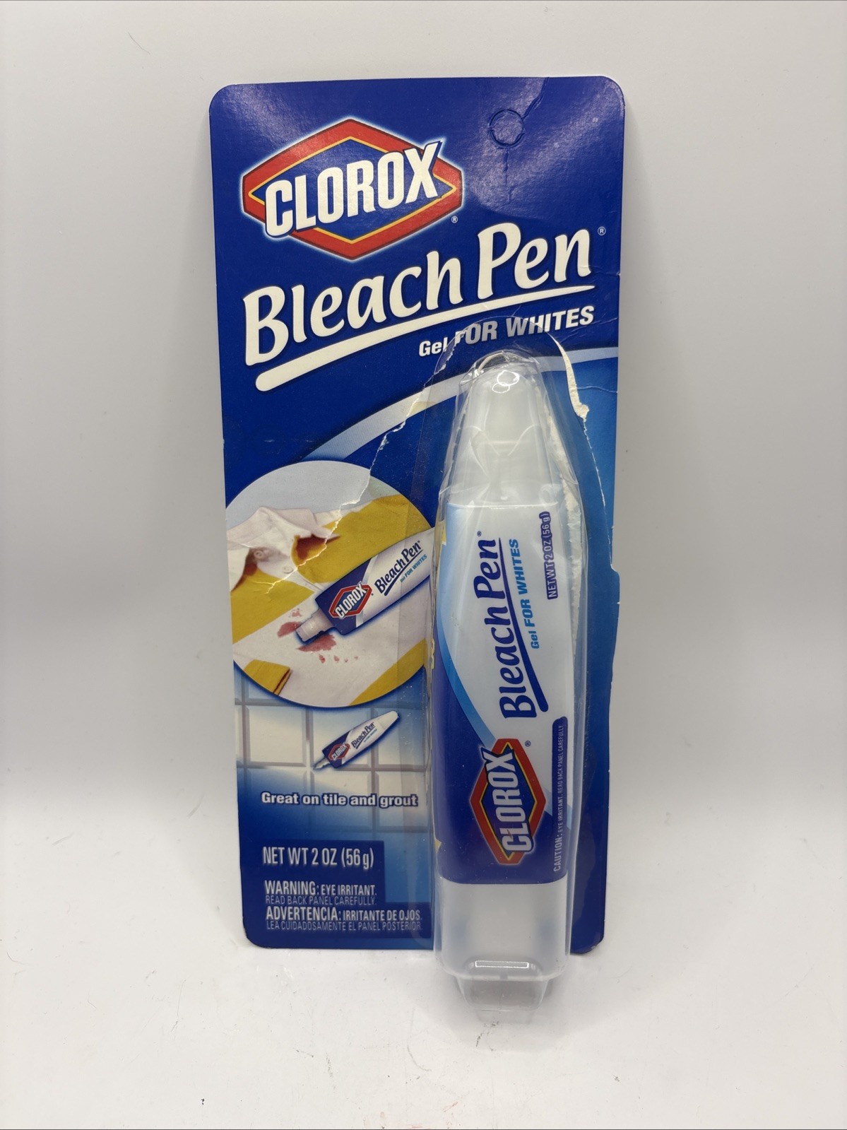 Clorox Bleach Pen Gel For Whites Stain Remover Cleaner 2oz Discontinued Used