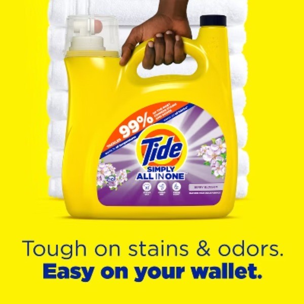 Tide Simply Berry Blossom Liquid Laundry Detergent – 182 fl oz
