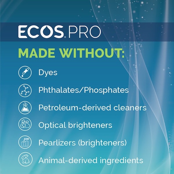 Ecos Pl9750/04 High Efficiency Laundry Detergent, Liquid, Magnolia And Lily,