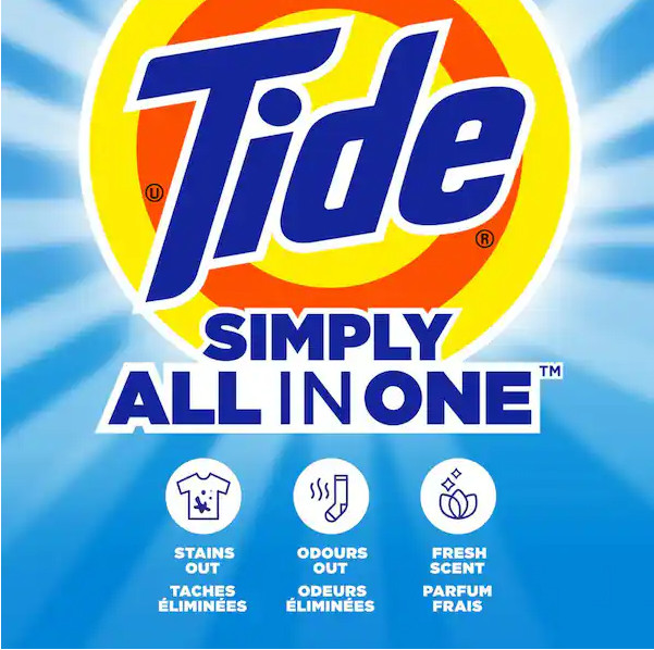 Simply All-in-One Refreshing Breeze Laundry Detergent, 89 Loads, 117 fl oz