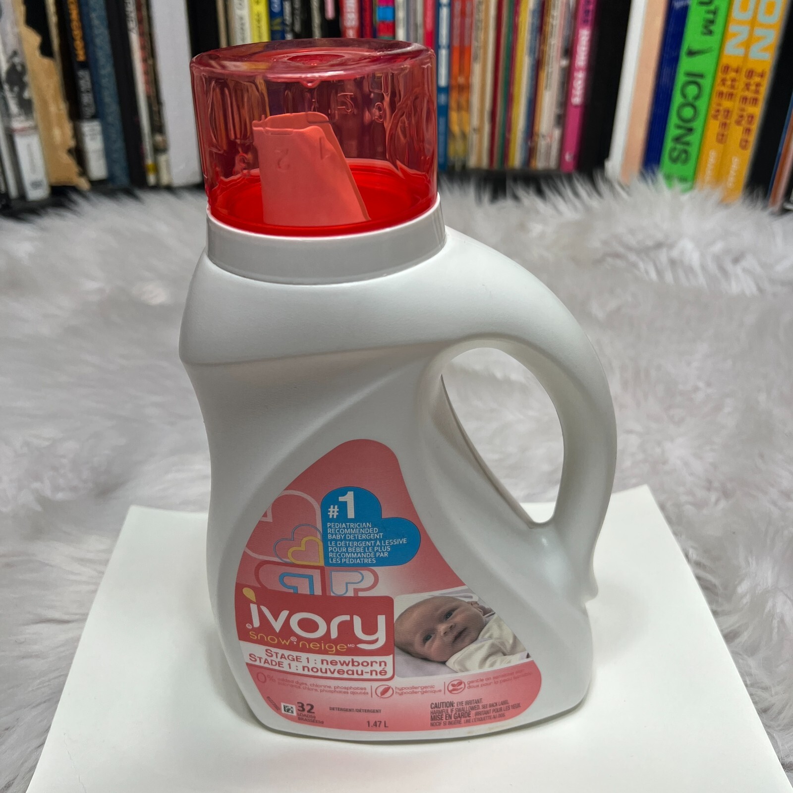 IVORY SNOW LAUNDRY DETERGENT STAGE 1: NEWBORN LIQUID 32 LOADS 2019