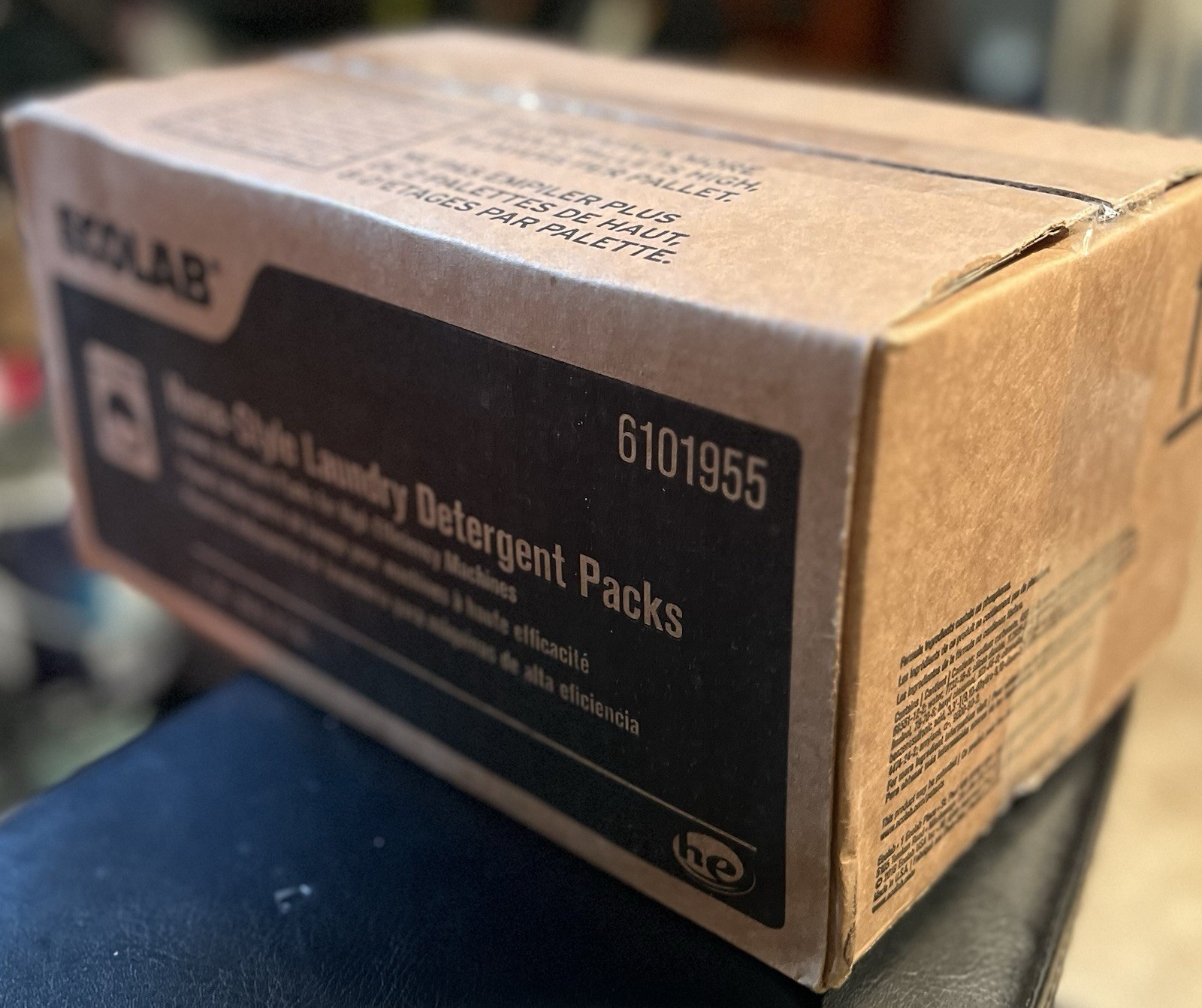 Ecolab 6101955 Laundry Detergent Packs 2×60 0.7oz High Efficiency Machines