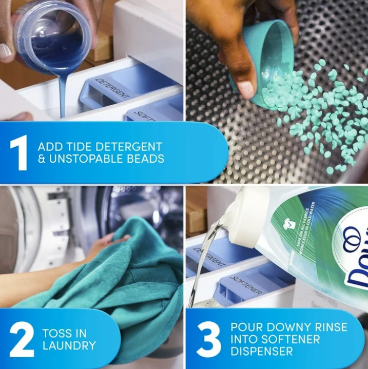 Downy Rinse Out Odor Laundry Rinse, Tackles Tough Odors and Refreshes, 48 fl oz