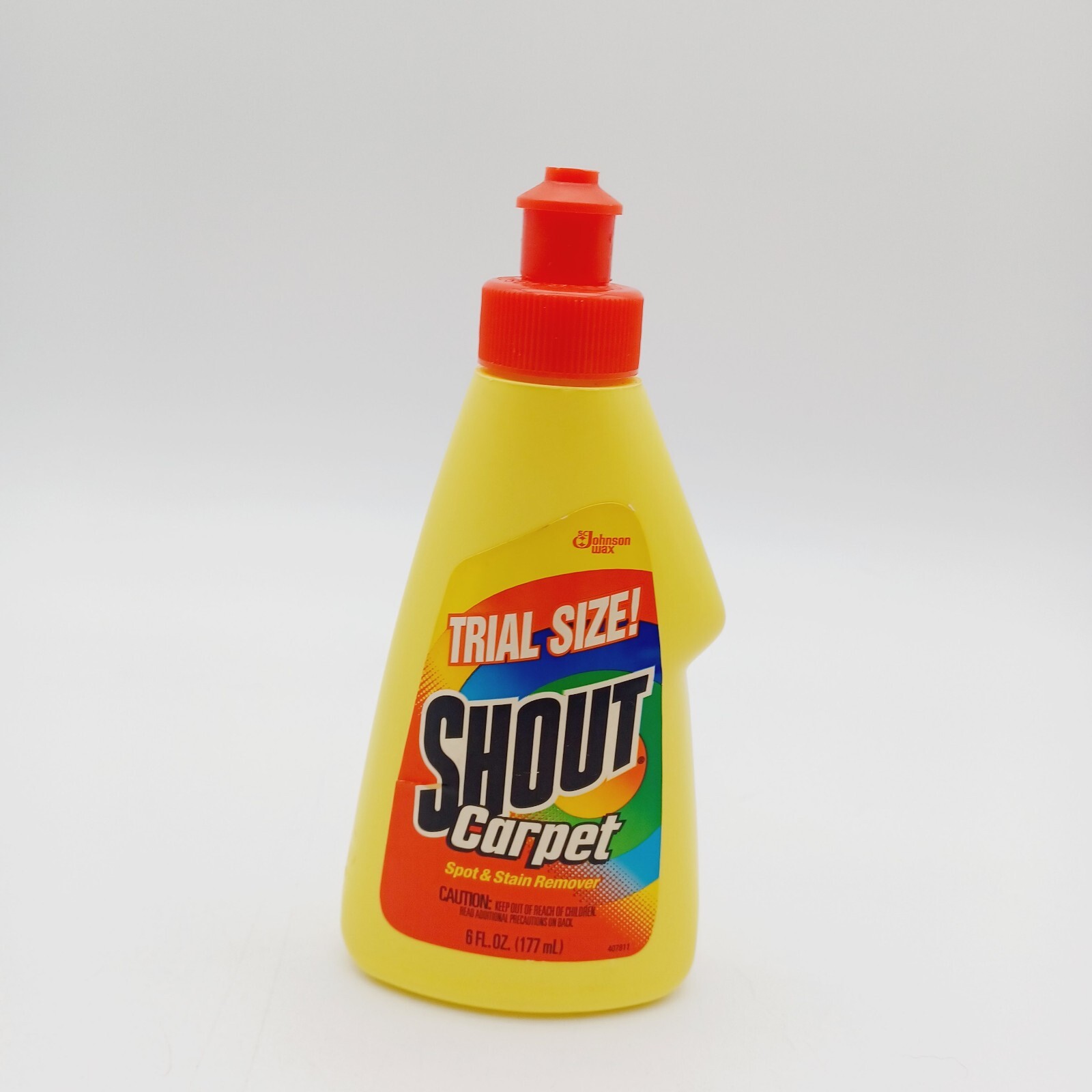 Shout Carpet Trial Size Cleaning Product 8 Oz Vtg 90s Prop