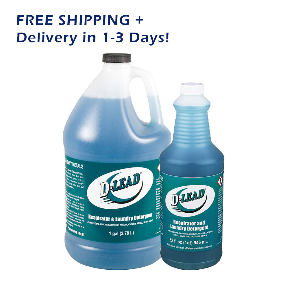 D-LEAD Respirator and Laundry Detergent, 1 Gallon / 32 oz sizes, 3235ES-001/012