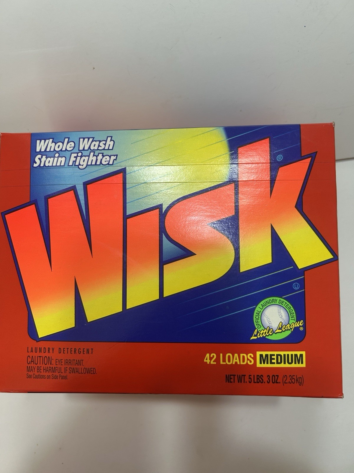 Wisk Laundry Detergent Washing Powder NOS Vintage 1997 Sealed 90s Movie Prop