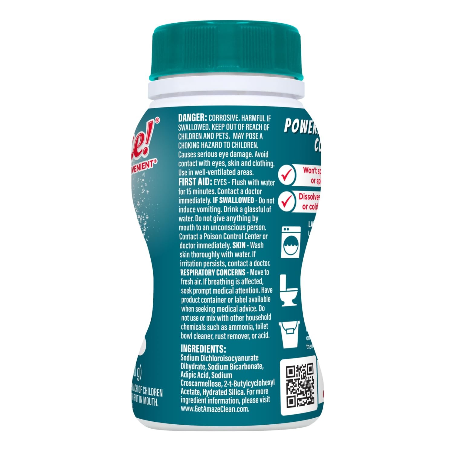 Ultra Concentrated Bleach Tablets for Laundry and Toilet 32 Pcs