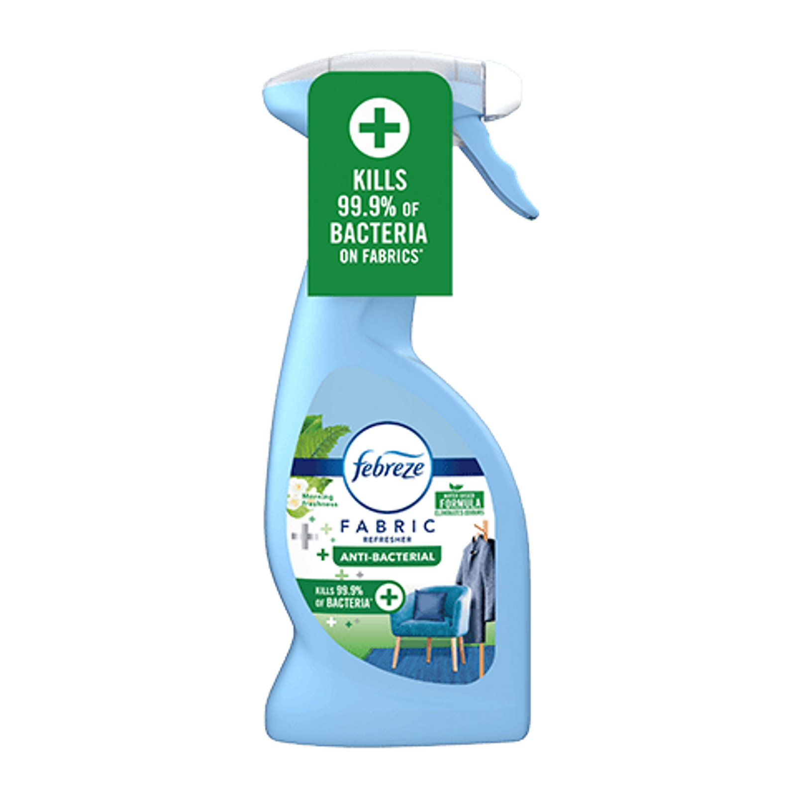 Febreze Fabric Refresher Anti-Bacterial – Morning Freshness, 375 ml