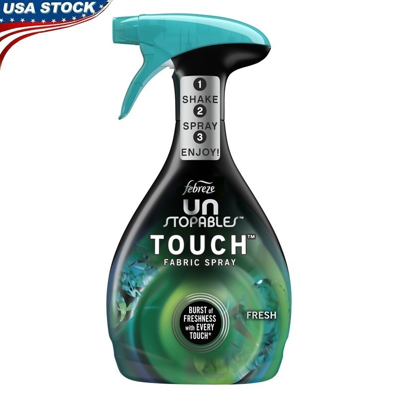 Odor Eliminating Fabric Spray Freshener Unstopables Sofas Pillows Gym Bags 27oz