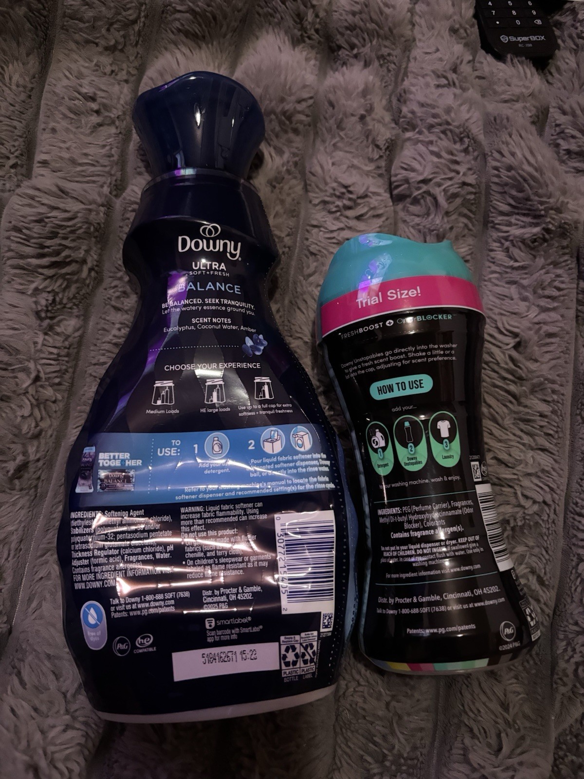 Downy Unstopables and Softener In-Wash