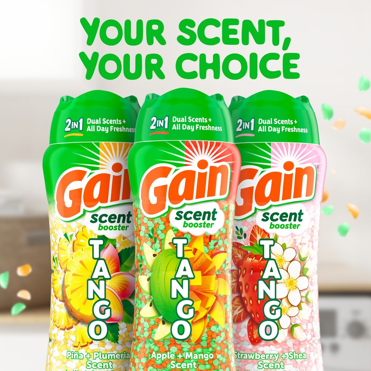 Gain Apple Mango Tango Beads Scent Boosters – 21.1oz: Bleach-Free, Odor Control