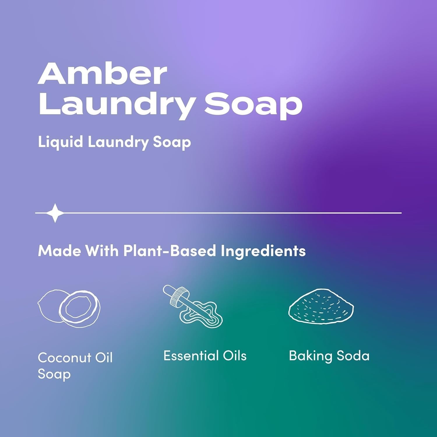 Indigo Wild Clean Laundry Soap – Plant-Based Liquid Laundry Soap – Contains Baki