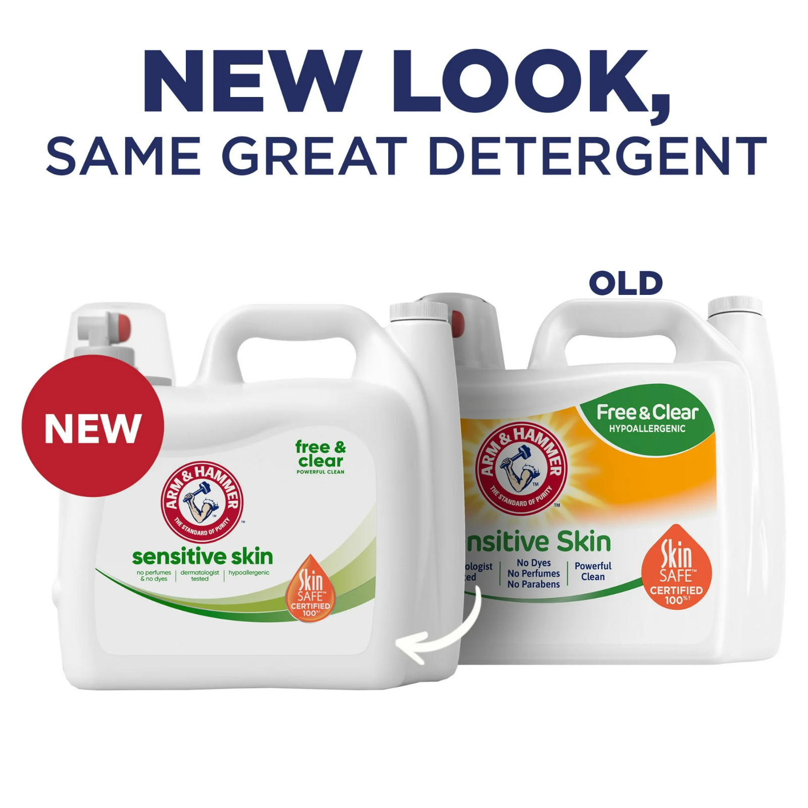 ARM & HAMMER Sensitive Skin Free & Clear Laundry Detergent 170 oz 170 Loads