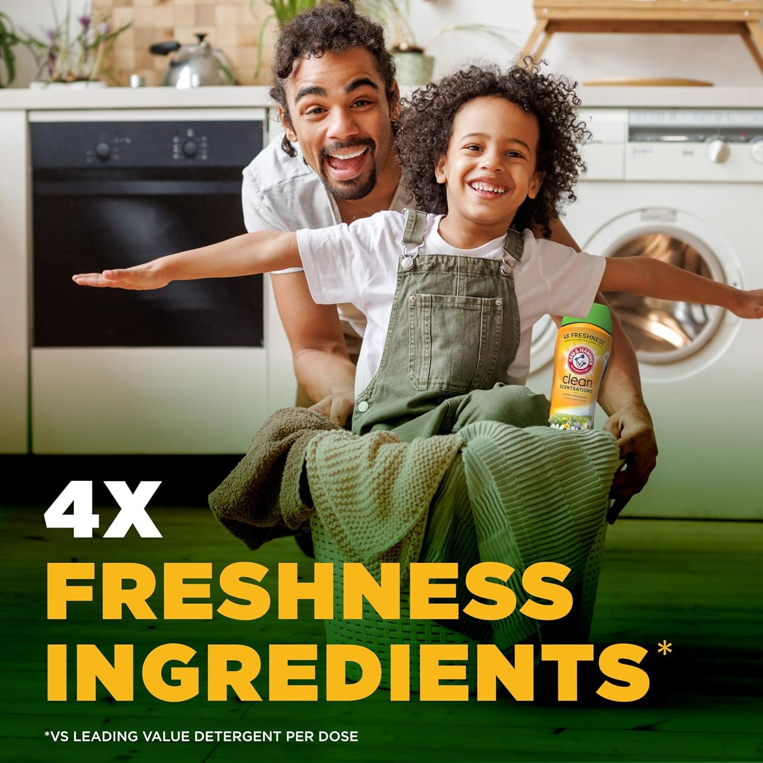 In-Wash Scent Booster for Laundry, Clean Meadow Scent, 24 Oz Fresh Long-Lasting
