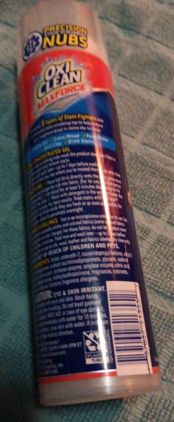 3 Oxi Clean Max Force Gel Stain Remover Oxi Stick 6.2 Oz Ea (B018)