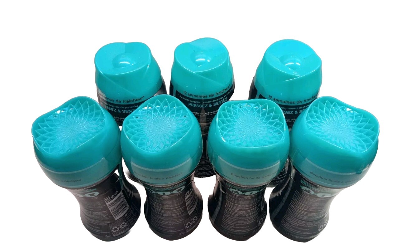 7 Downy Unstopables In-Wash Scent Booster Beads, Fresh Scent 3- 5.5 oz ~ 4- 5 oz