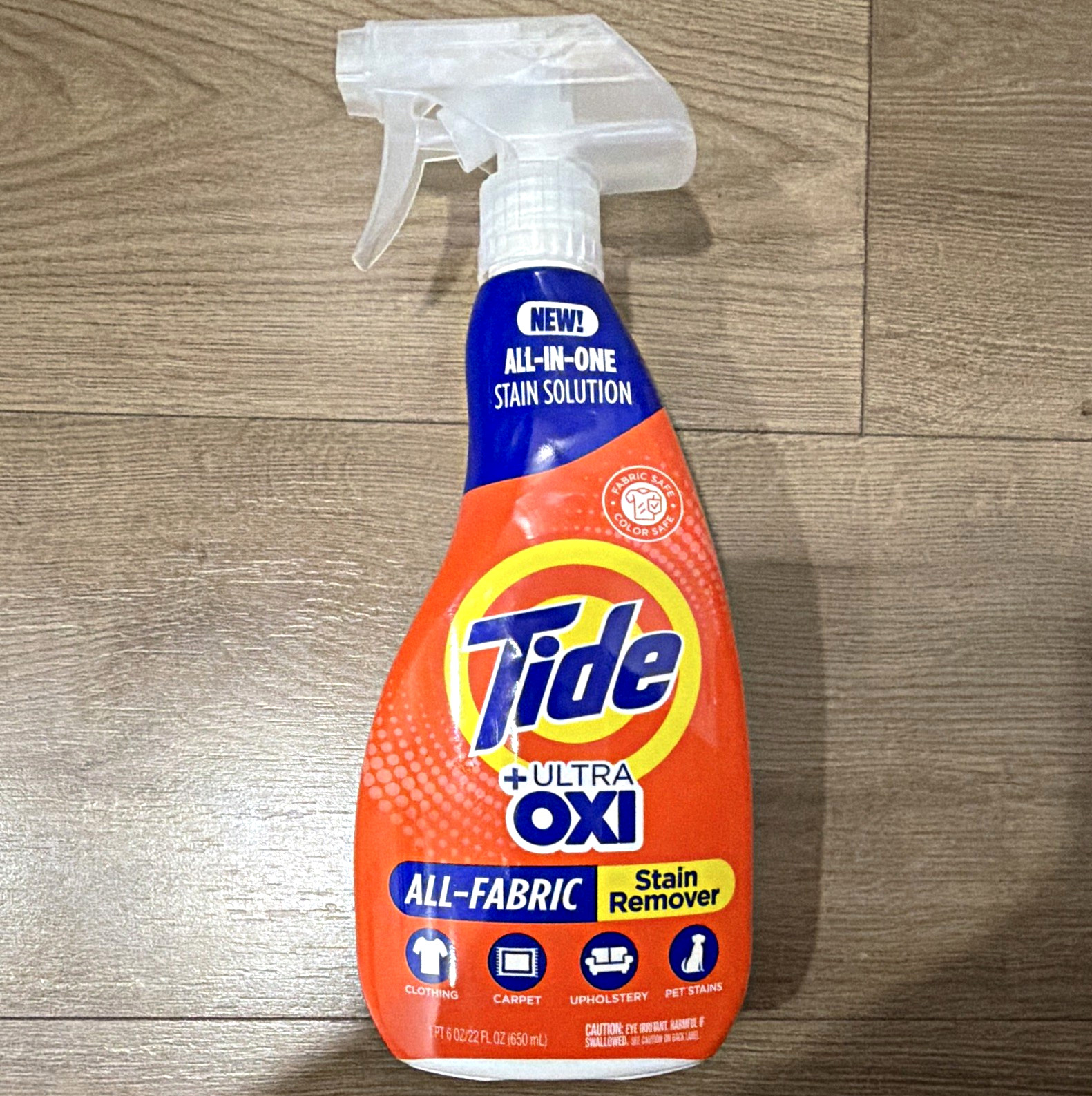 Tide Ultra Oxi All-Fabric Stain Remover Spray 22 fl oz Unscented, Color Safe