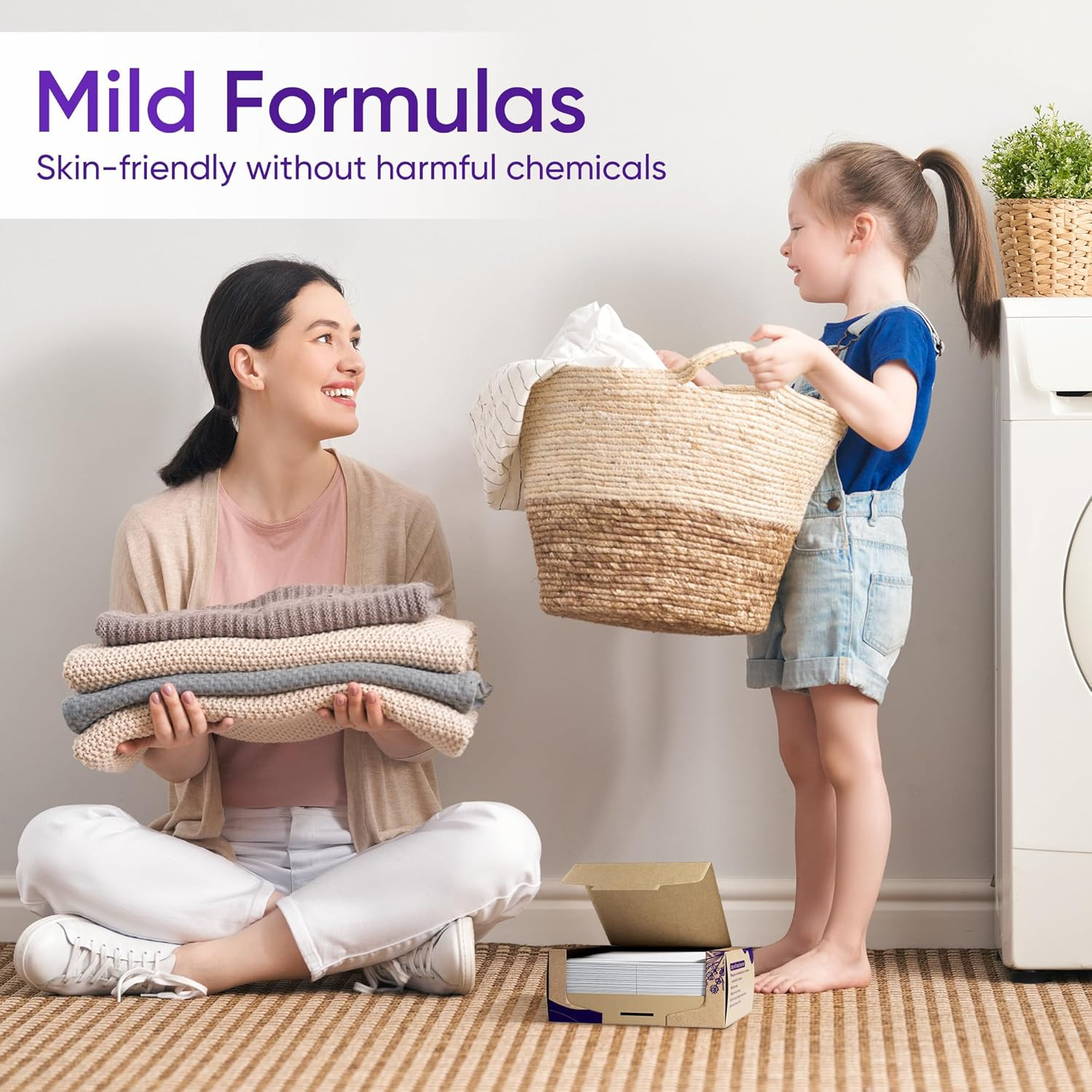 Lavender Laundry Detergent Sheets Travel Eco-Friendly 300 Loads Clothes Washing