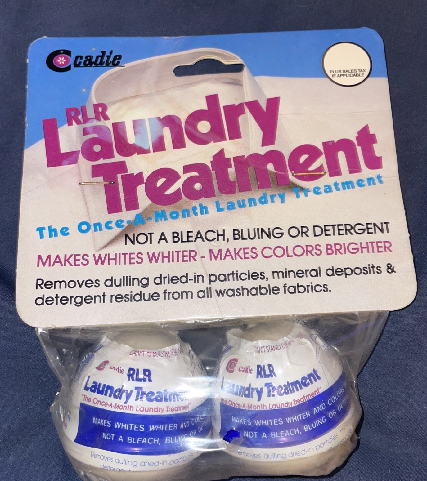 Cadie RLR Laundry Treatment Pack Of 2 Once A Month Treatment Sealed Vintage