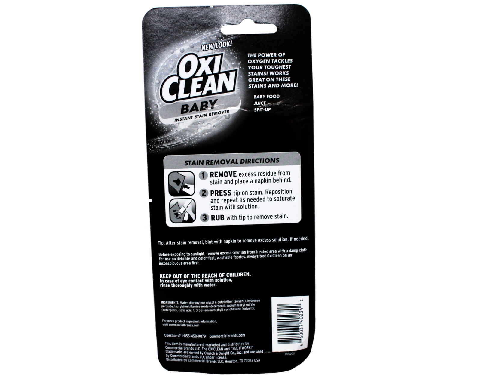 OxiClean On the Go Baby Stain Remover Pen, 22 mL, 2 Count – 5 Pack
