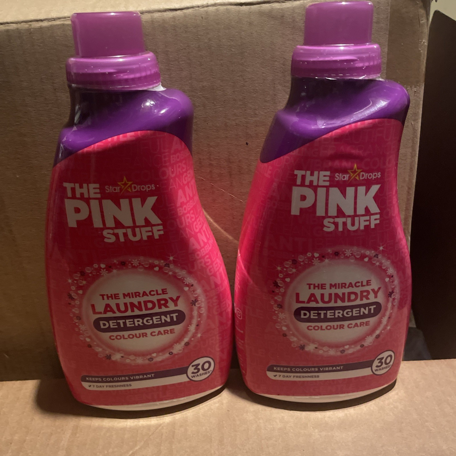 The Pink Stuff The Miracle Laundry Detergent Bio Liquid 32oz Pack of 2