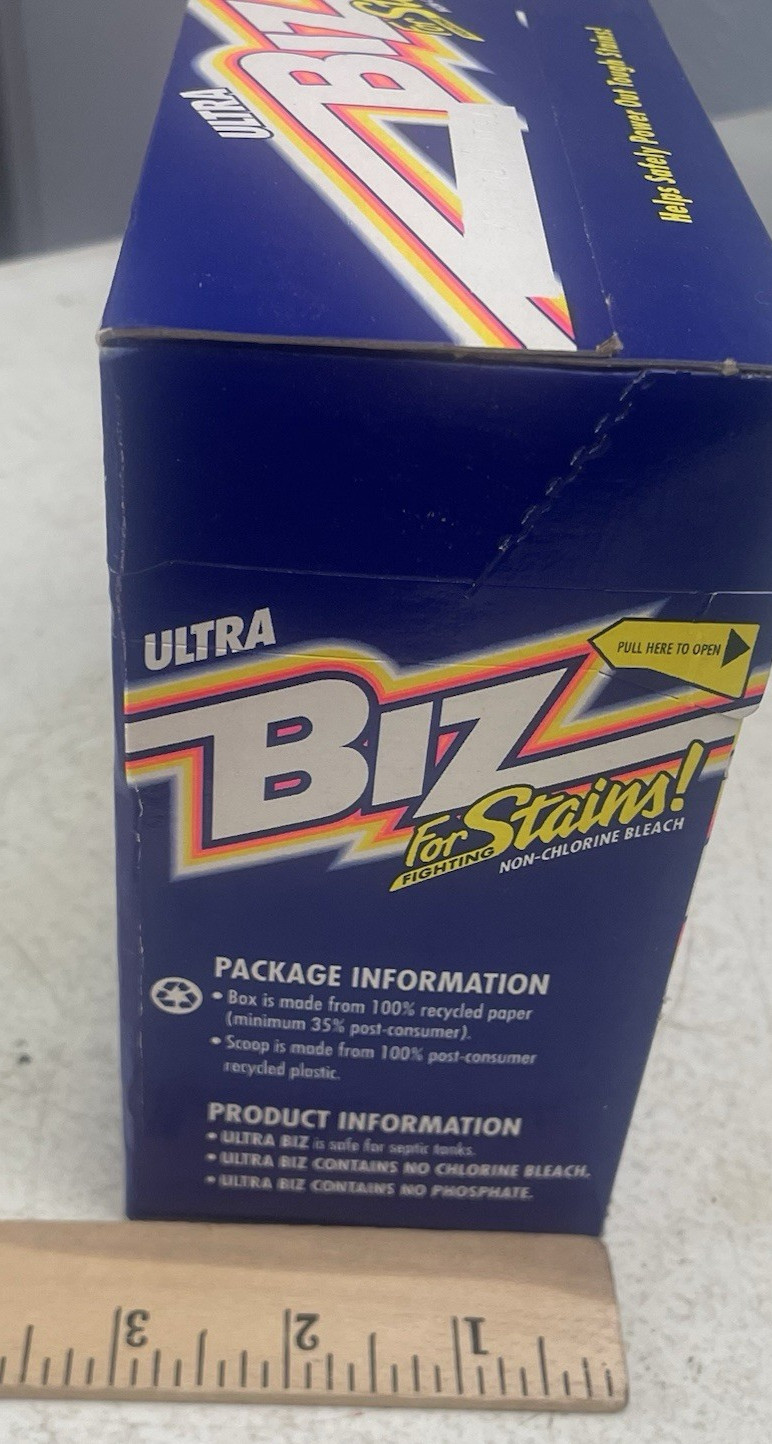 BIZ Ultra Laundry Detergent Powder Booster Stain Odor Removal 29 Oz P&G 1999