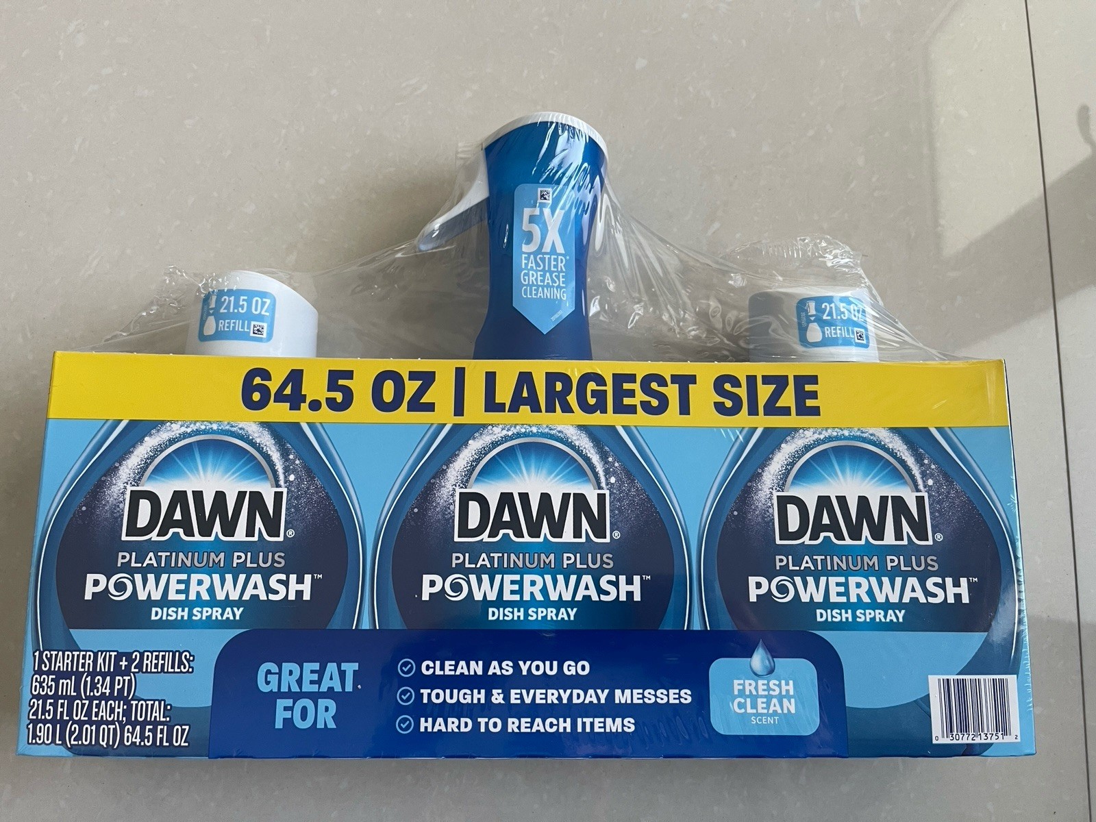Dawn Power Wash Liquid 1 Started Kit + 2 Refills