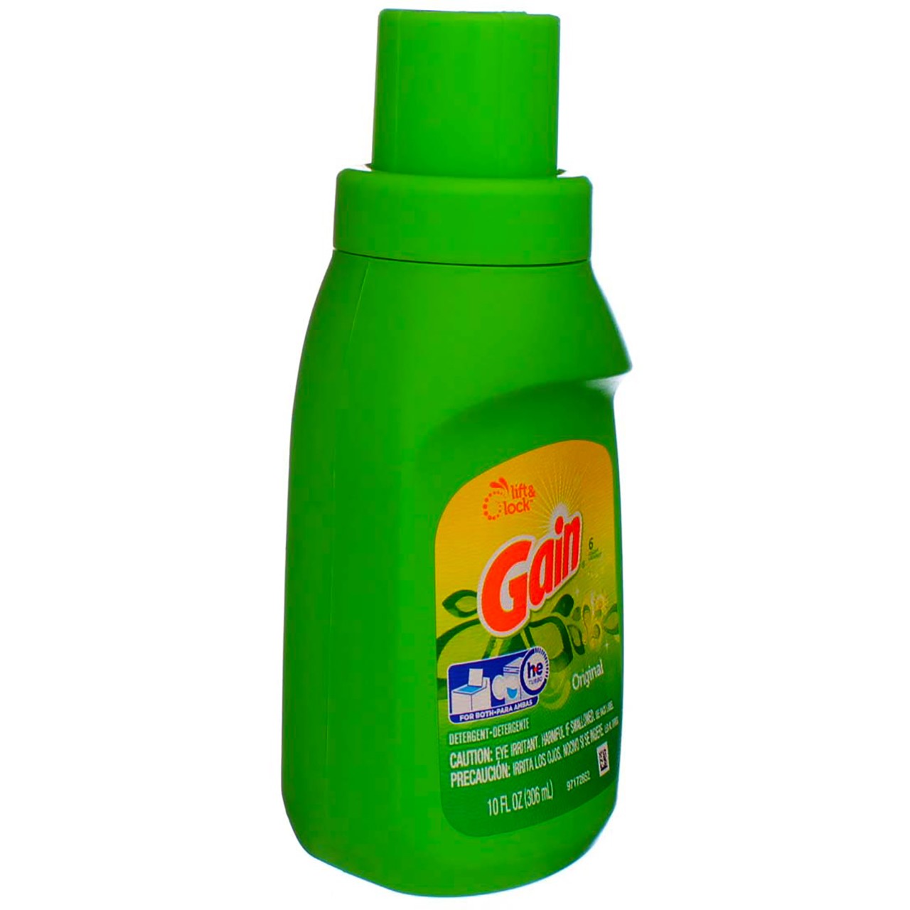 Gain Laundry Detergent Liquid, Original, 10 fl oz