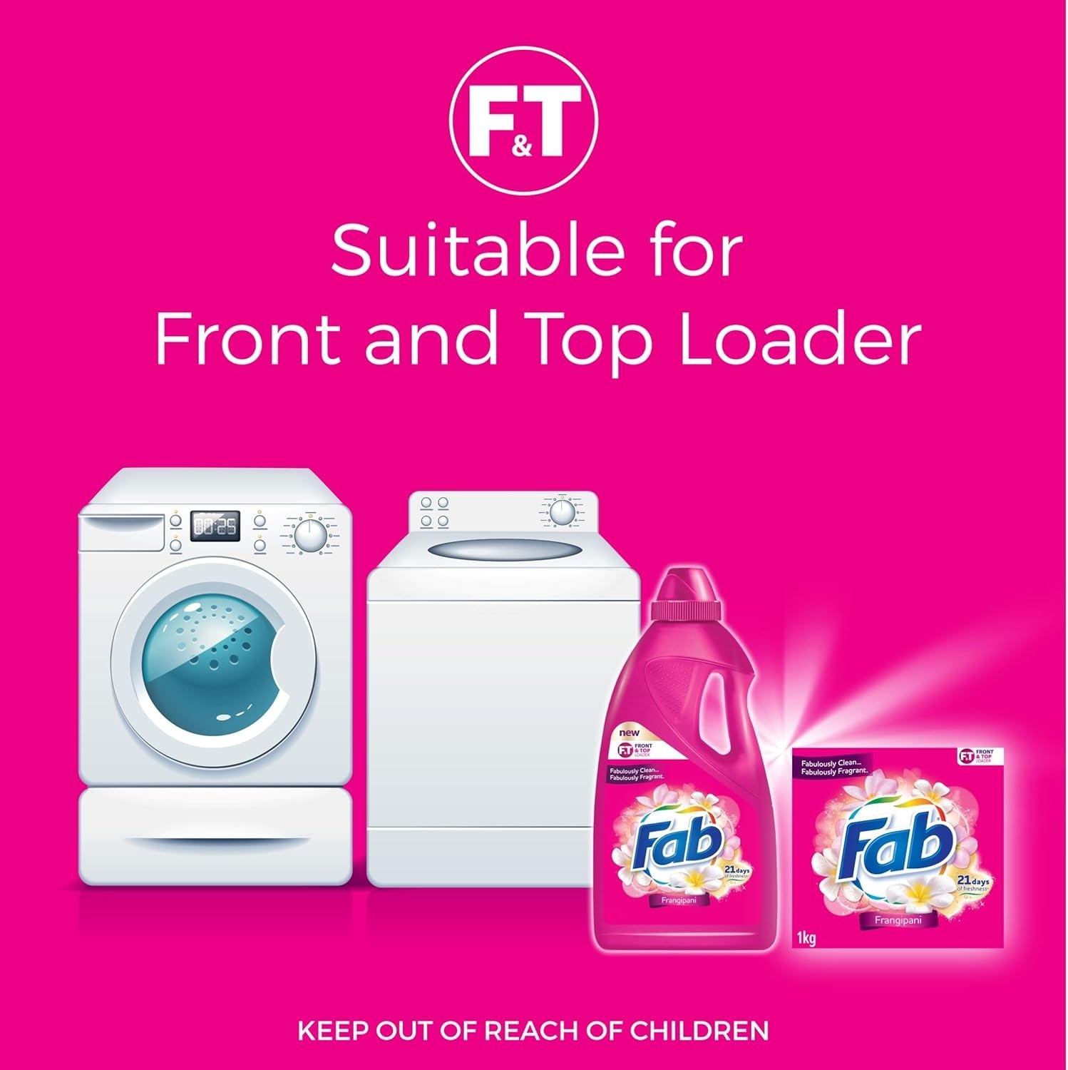 Fab Fresh Frangipani Laundry Powder Detergent 4Kg l AU FREE SHIPPING