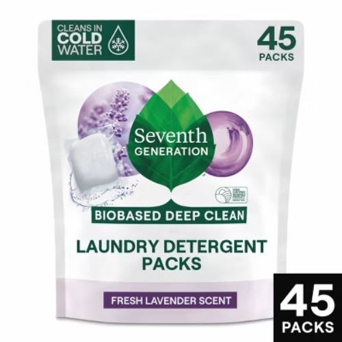 Seventh Generation Laundry Detergent Packs Fresh Lavender
