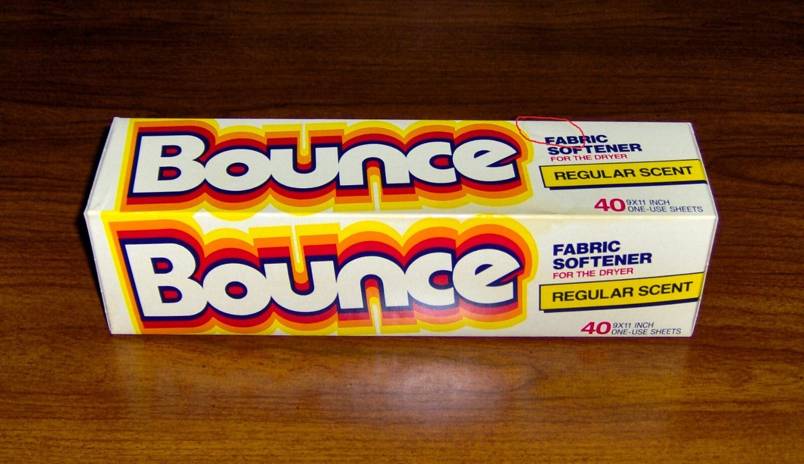 VINTAGE – 1984-96 – SEALED “BOUNCE” FABRIC SOFTENER SHEETS – 9 x 11″s – 40 COUNT