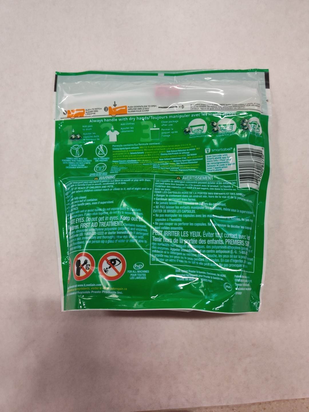 Gain Flings 3 in 1 Original Laundry Detergent Pods – 16 Packs (340g)
