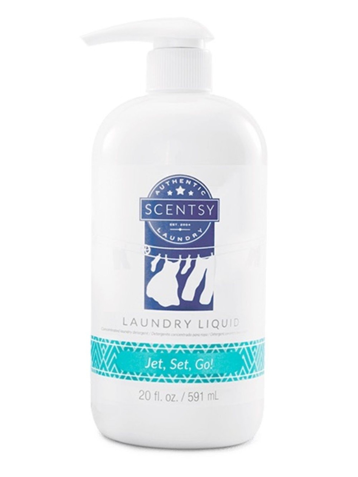 Scentsy White and Blue Laundry Liquid NEW