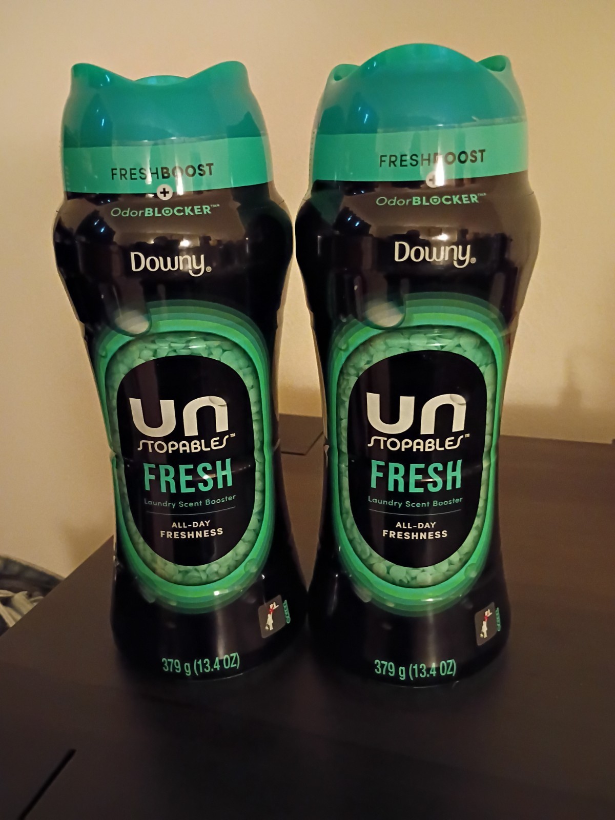 2x Unstopables In-Wash Laundry Scent Booster Beads, Fresh, 13.4 oz (2 Pack)