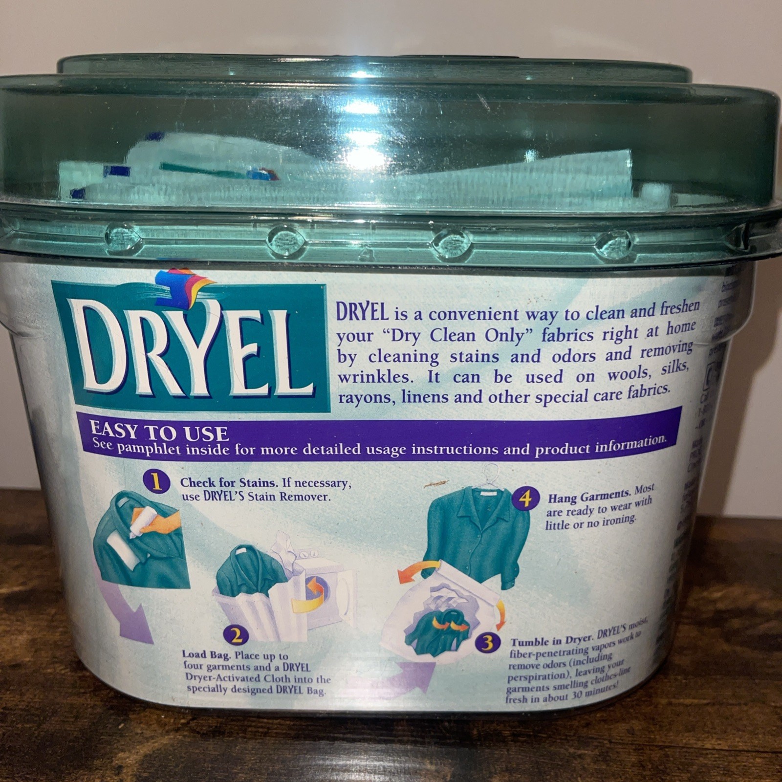 Dryel Dry Cleaner Only Fabric Care in Your Dryer 12 Loads Open 11 Loads Remain