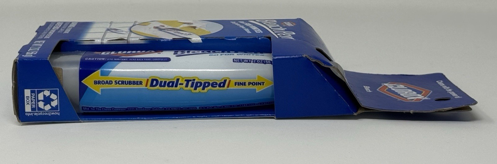 Clorox Bleach Pen Dual Tipped Broad Fine Gel For White Clothes 2 Oz 2014 SEALED