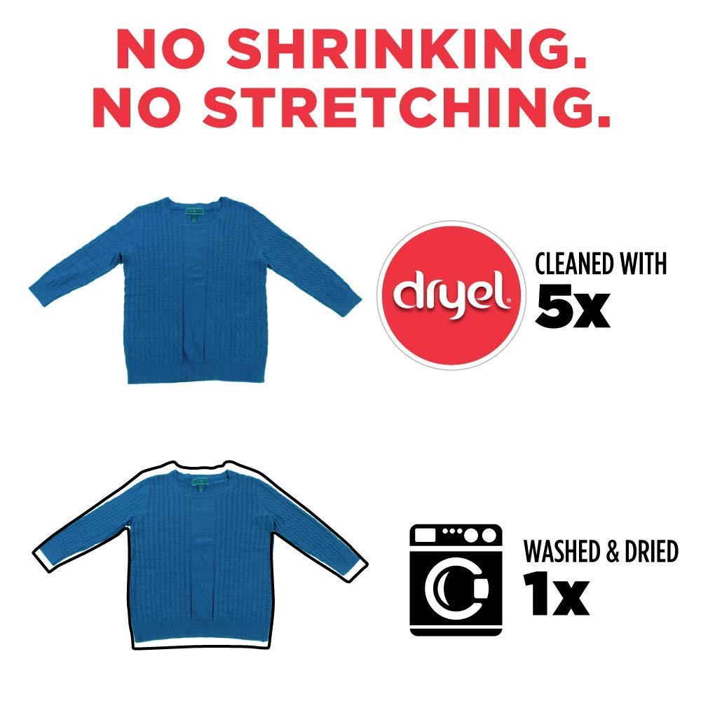 dryel At-Home Dry Cleaner Starter Kit, Gentle Laundry 6 Count (Pack of 1)