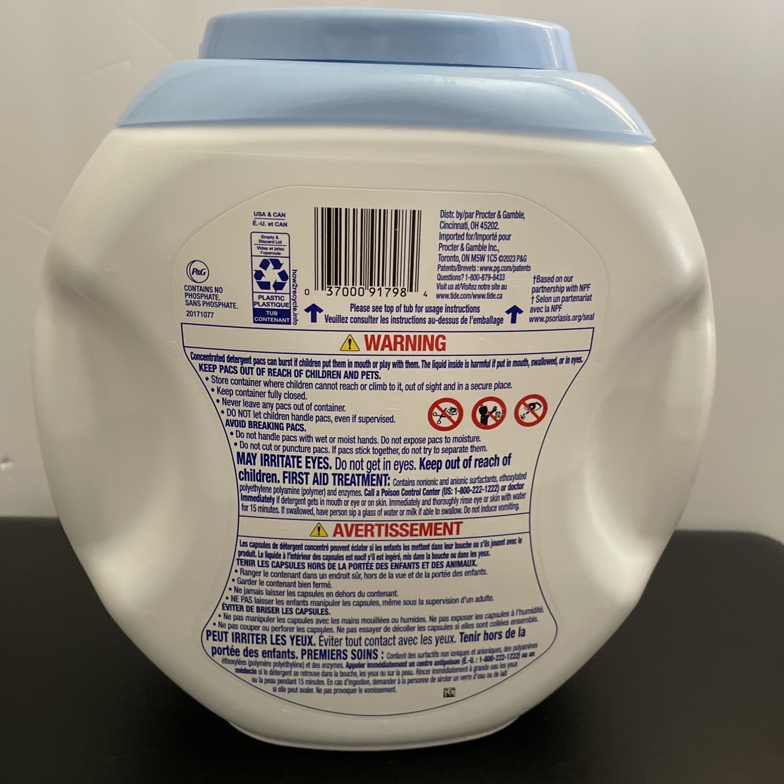 Tide PODS Free and Gentle Hypoallergenic Liquid Laundry Detergent Pacs 81 CT