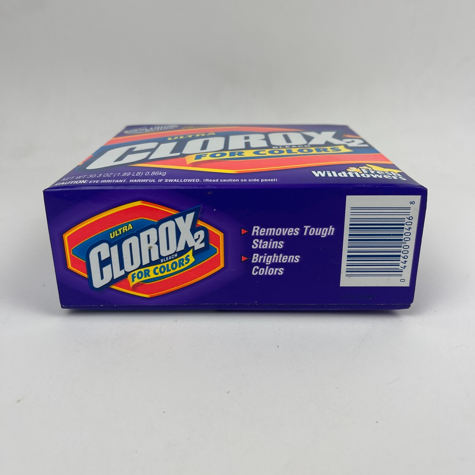 Vtg Ultra Clorox 2 Non Bleach 30.3 oz (80%)2000 Color Safe Fresh Wildflowers