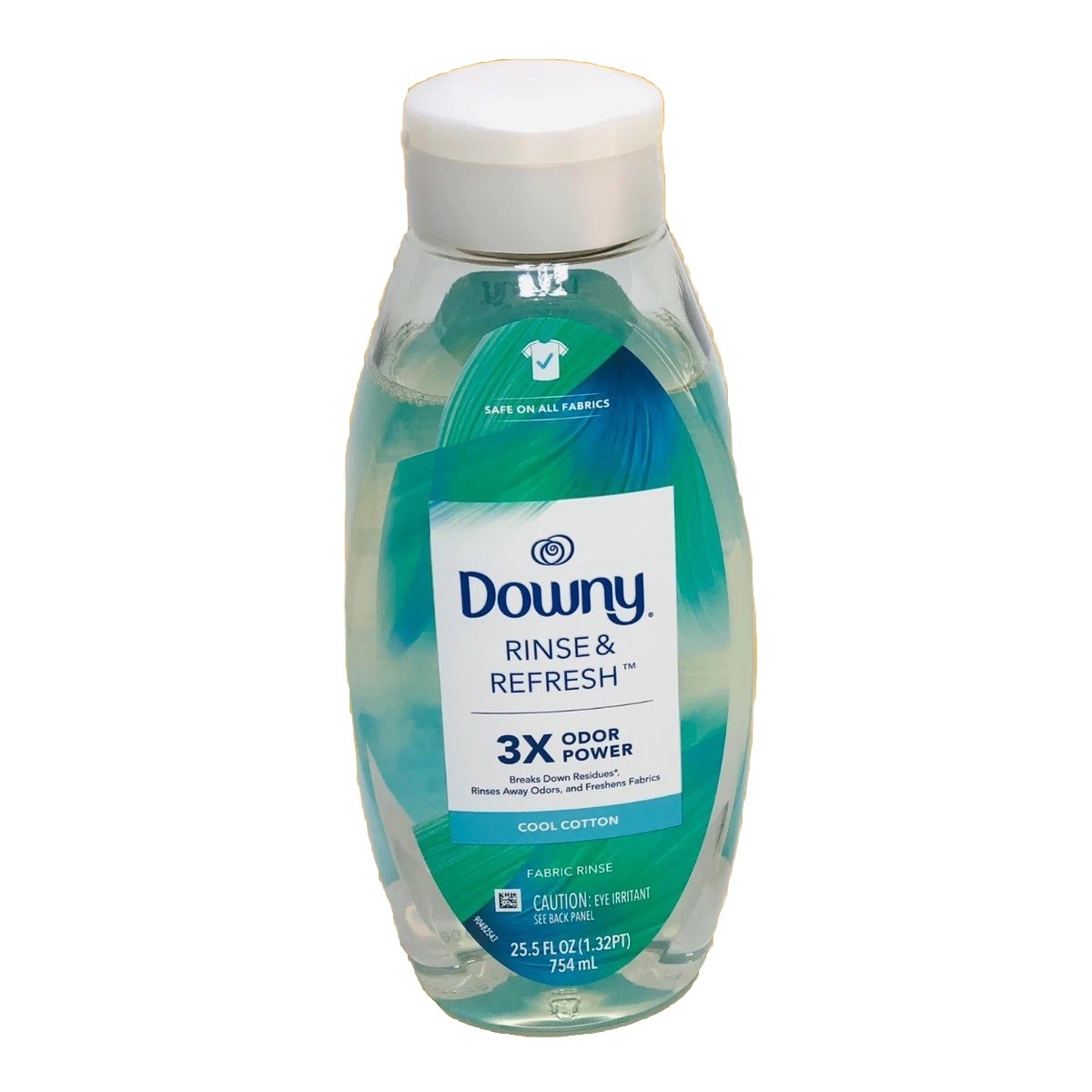Downy RINSE & REFRESH Laundry Odor Remover and Fabric Softener, Cool Cotton.