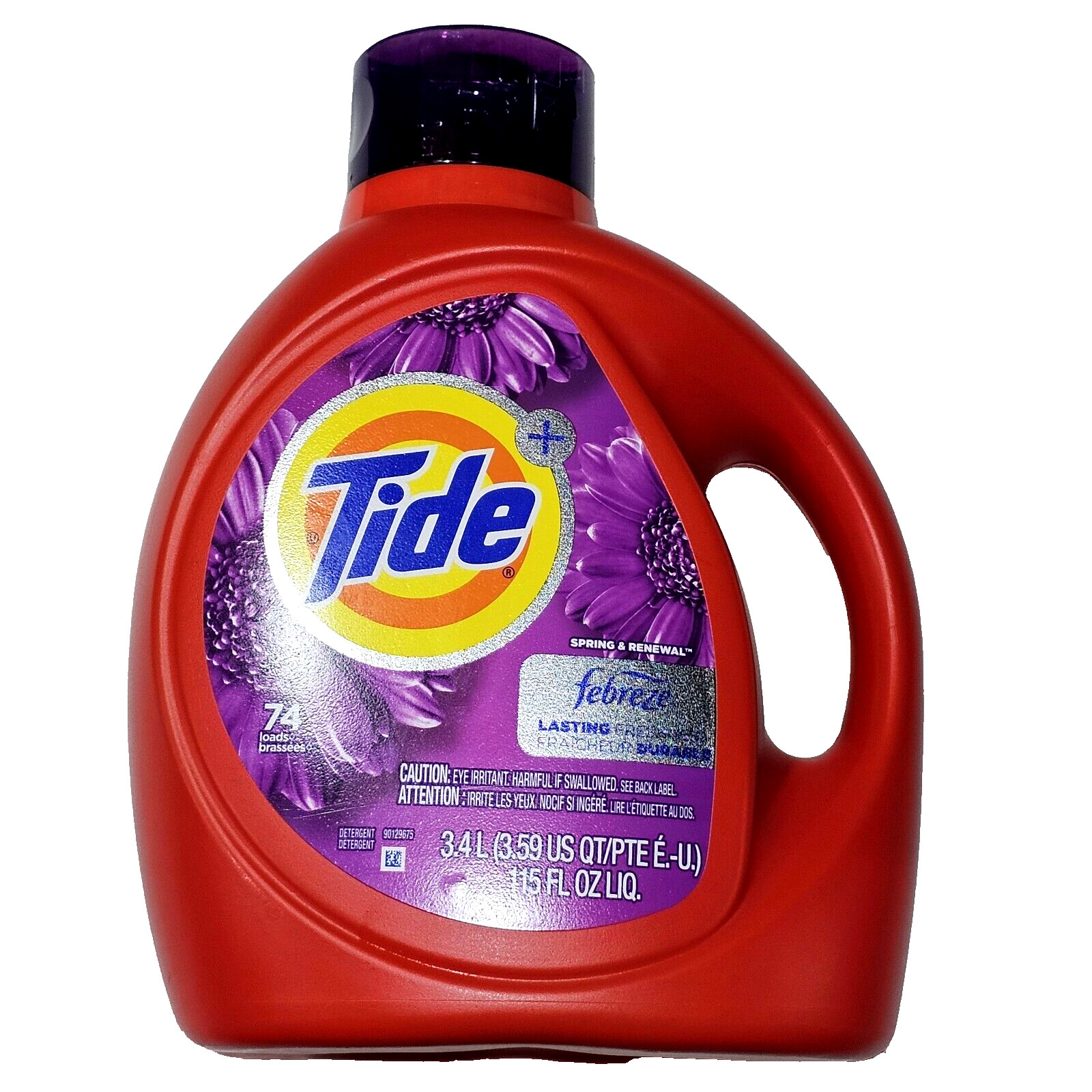 Tide Spring & Renewal 74 Loads Lasting Freshness Laundry Detergent 115oz