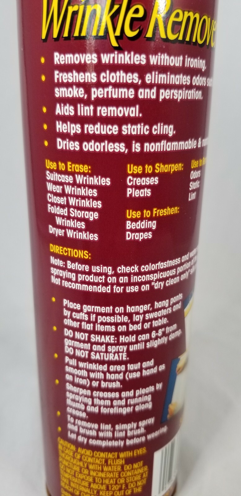 Faultless Bon Ami Co Wrinkle Remover Spray 10 Oz ANTI STATIC rare discontinued