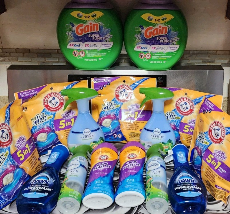 Gain And Arm&hammer Laundry Bundle Set Brand New (15 Items)