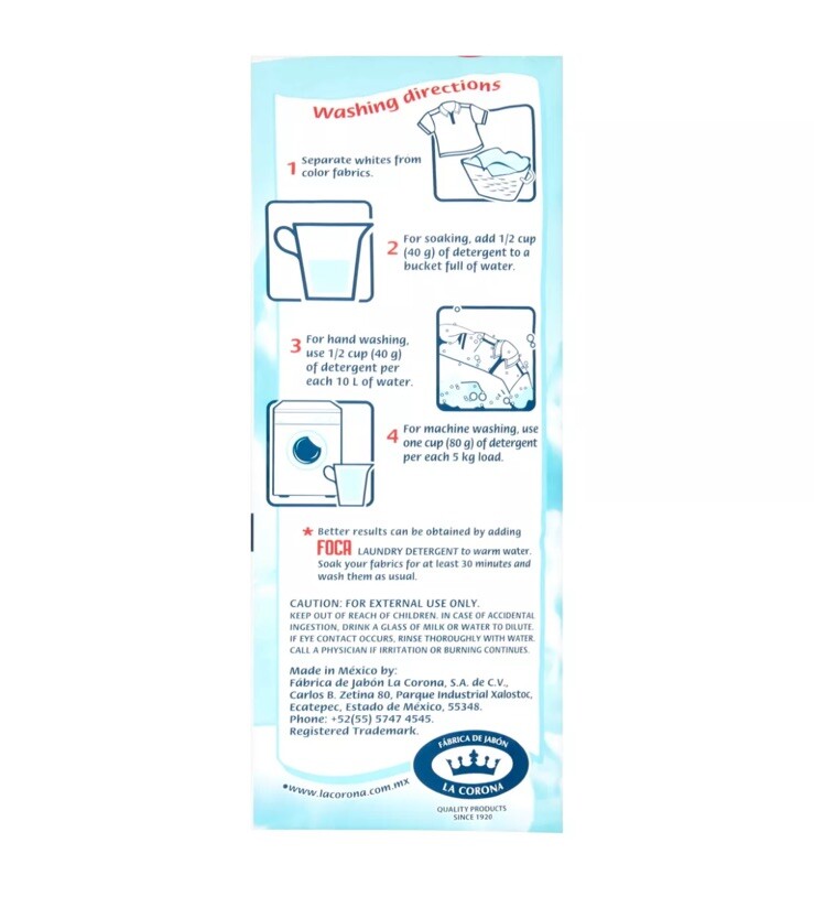(3 pack) Foca Biodegradable Laundry Detergent, 70.54 Ounce