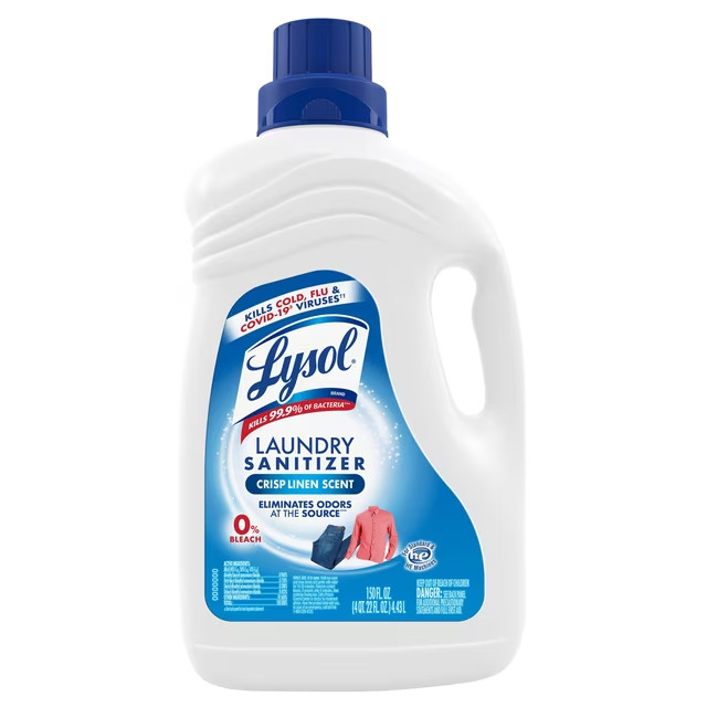Lysol Laundry Sanitizer Additive, Crisp Linen 150 fl. oz.