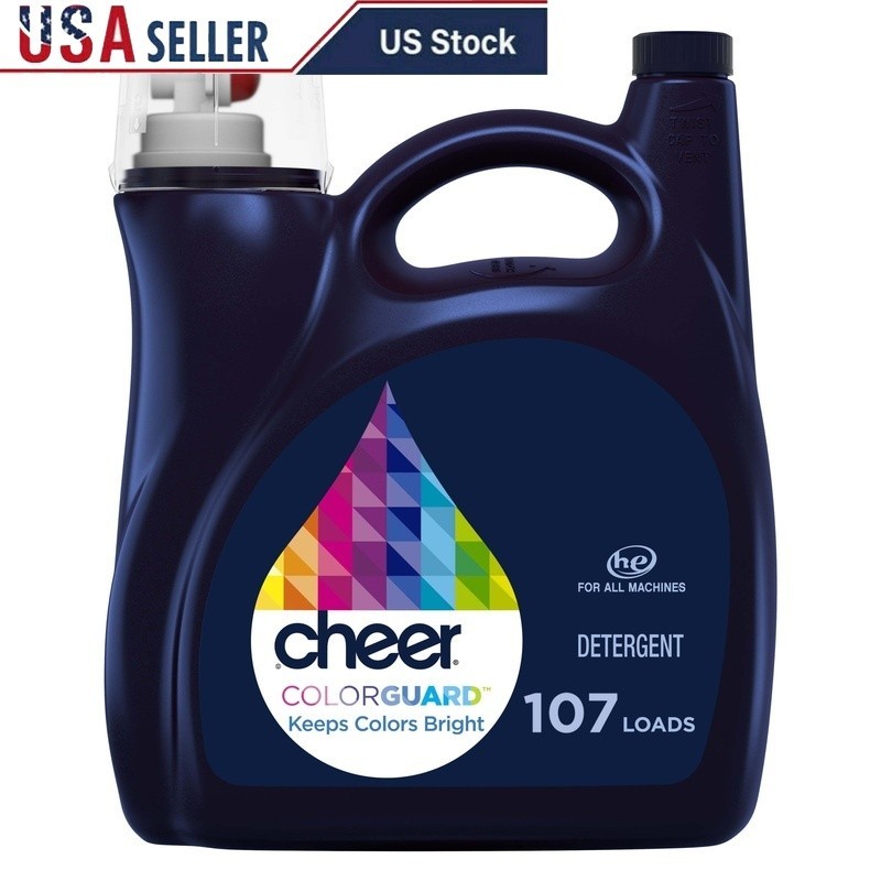 Liquid Laundry Detergent HE Color Protection Fresh Scent 107 Loads 154 fl oz New